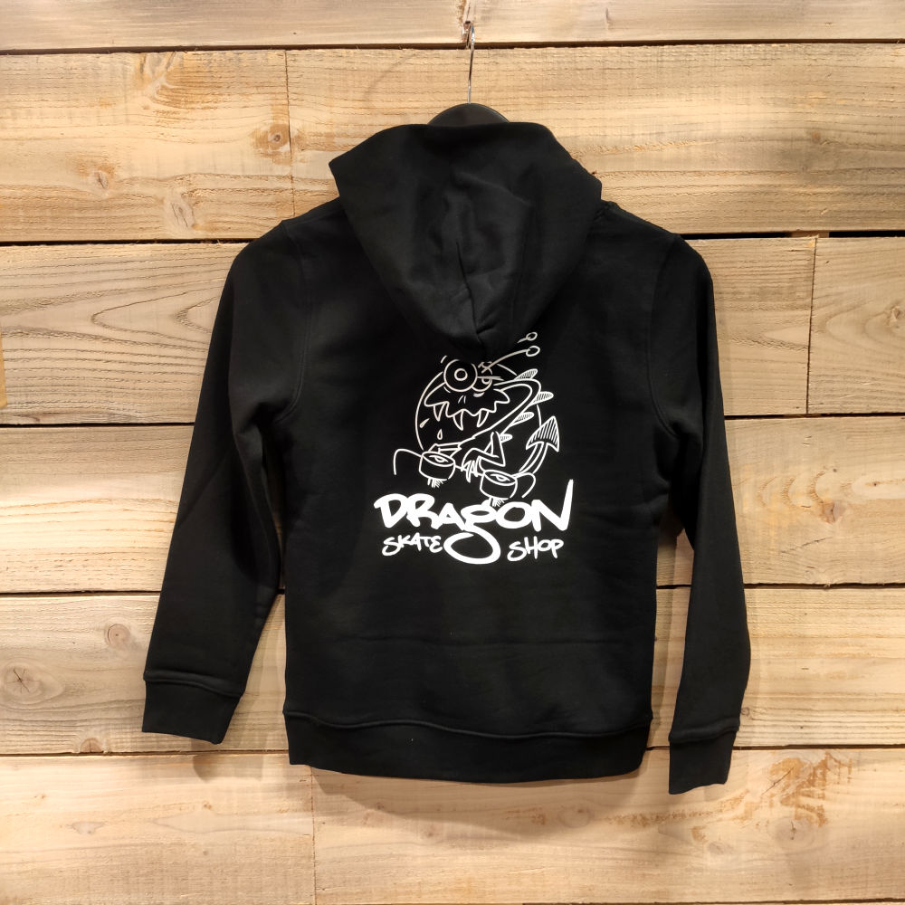 Dragon Kids Hoodie Black Dragon Skate Shop